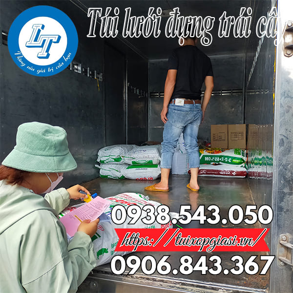 Túi lưới đựng trái cây đủ màu giá rẻ