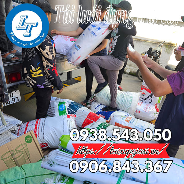 Túi lưới đựng trái cây đủ màu giá rẻ