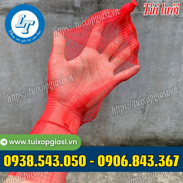 Túi lưới màu đỏ