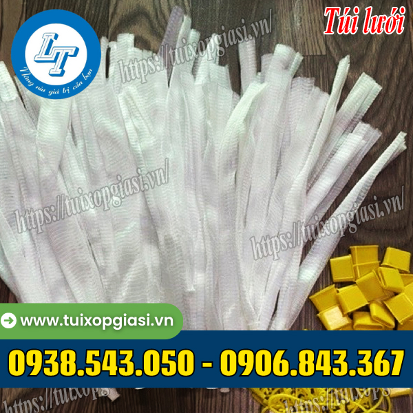 Túi lưới màu trắng