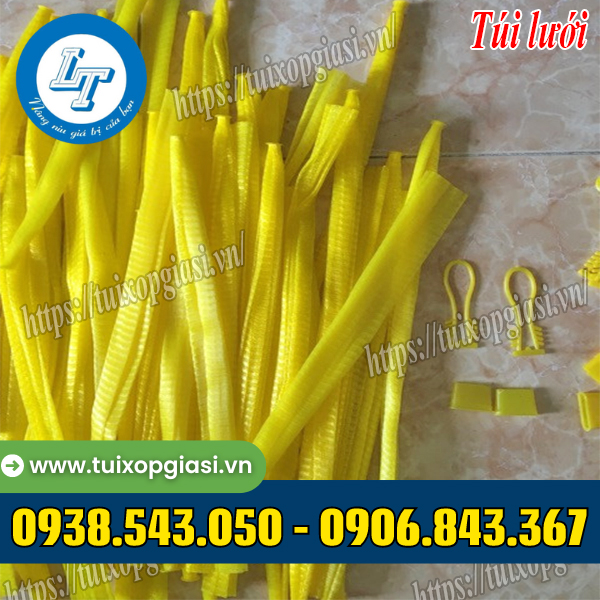 Túi lưới màu vàng