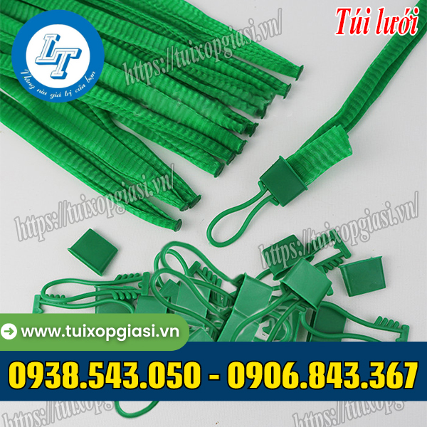 Túi lưới màu xanh