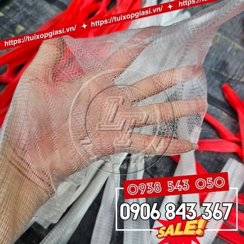 Túi lưới nhựa thoáng khí, co giãn tốt