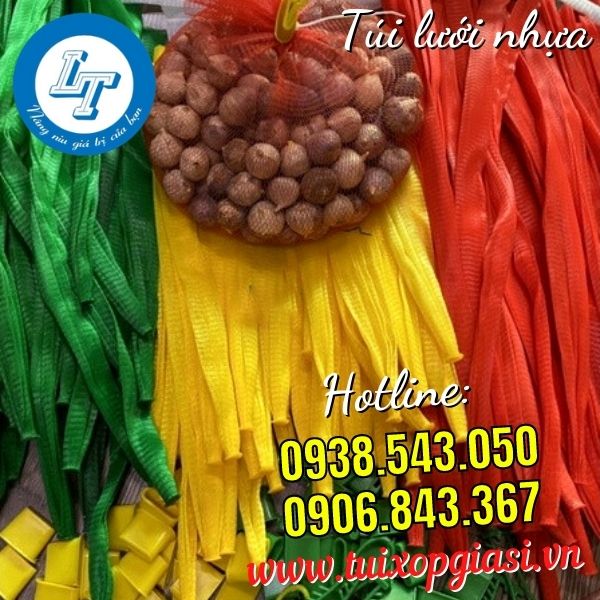 Túi lưới nhựa đựng trái cây giá rẻ