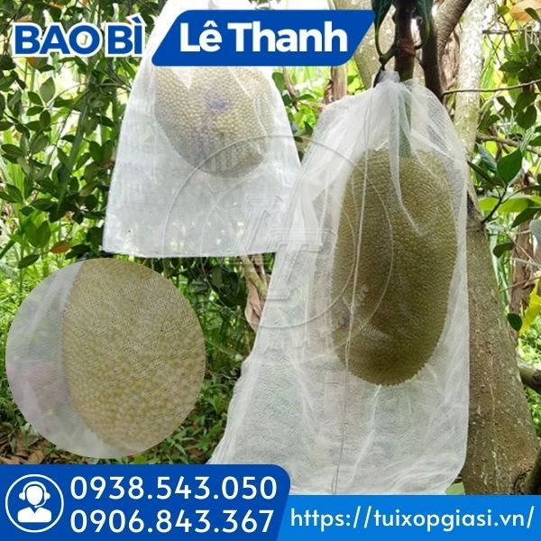 Túi lưới trùm mít lưới mùng caro Túi lưới trùm mít lưới mùng caro