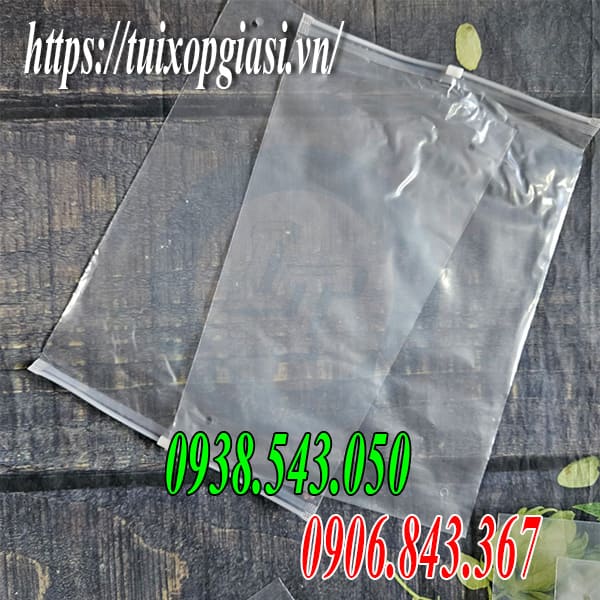 Túi nhựa có khóa kéo đủ size giá rẻ