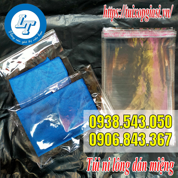 Túi ni lông dán miệng