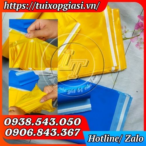 Túi niêm phong gói hàng có keo dán miệng