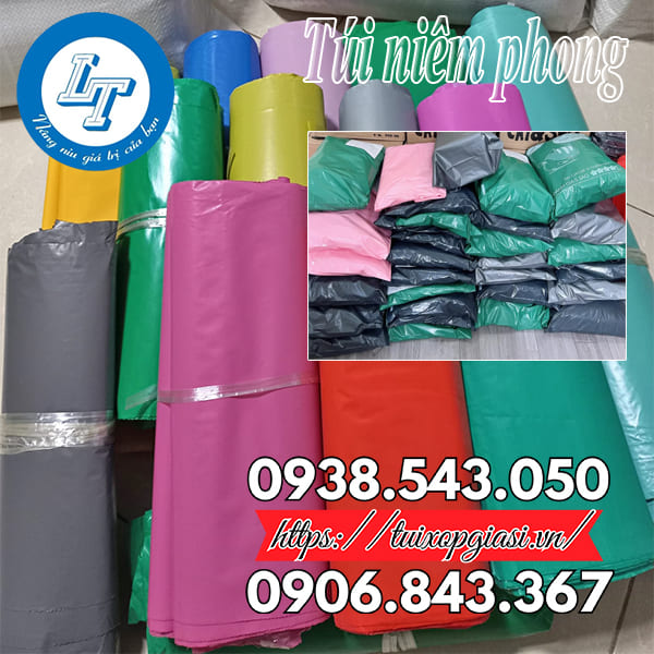 Túi niêm phong gói hàng có nhiều màu sắc Túi niêm phong gói hàng có nhiều màu sắc