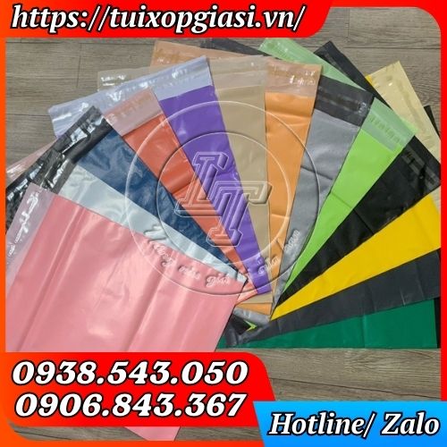 Túi niêm phong gói hàng đủ màu