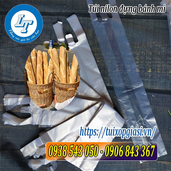 Túi nilon đựng bánh mì dài giá sỉ