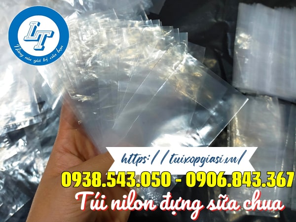 Túi nilon đựng sữa chua giá rẻ