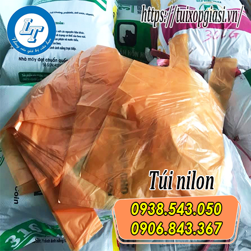 Túi nilon màu cam