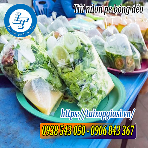Túi nilon pe bóng dẻo đựng nước lèo