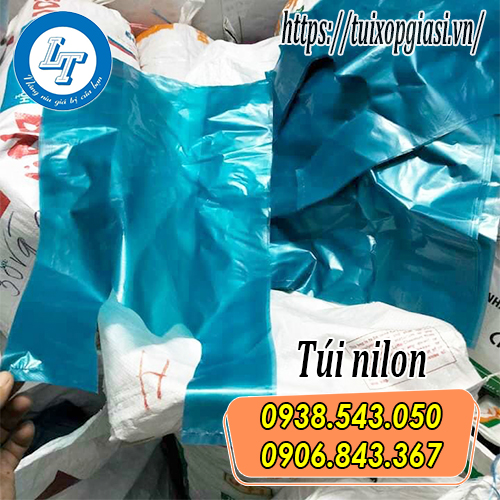 Túi nilon xanh dương