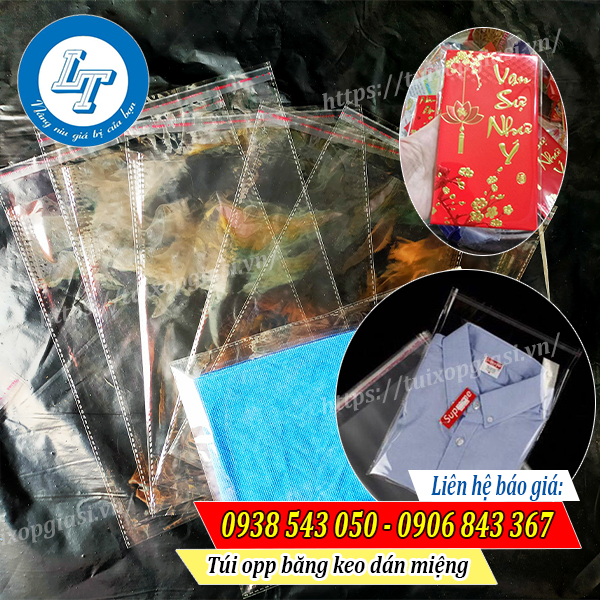 Túi opp băng keo dán miệng giá rẻ