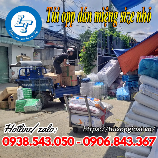 Túi opp dán miệng size nhỏ giá rẻ
