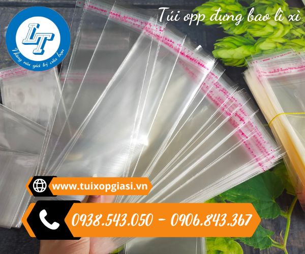 Túi opp đựng bao lì xì cục 10kg