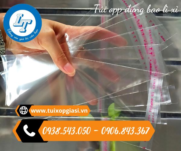 Túi opp đựng bao lì xì