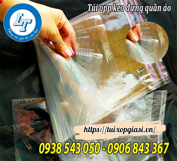 Túi opp đựng quần áo giá rẻ