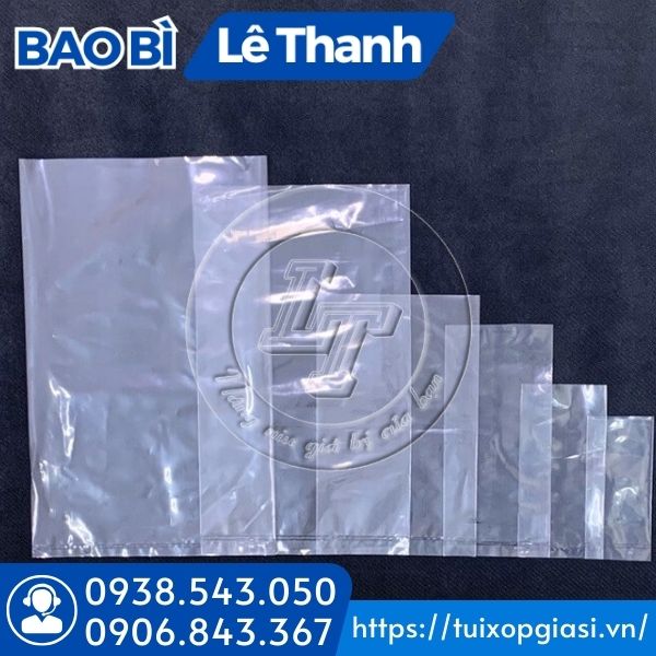 Túi pe dẻo đủ kích cỡ hàng loại 1