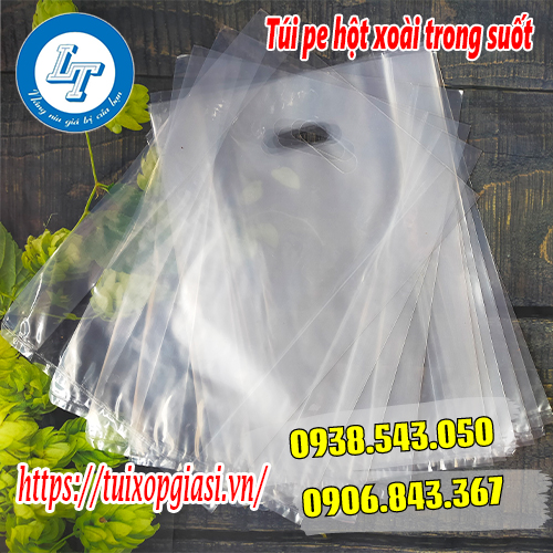 Túi pe hột xoài trong suốt