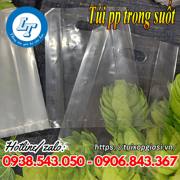 Túi pp trơn bóng độ bền cao Túi pp trơn bóng độ bền cao