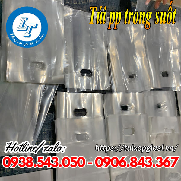 Túi pp trong suốt đủ cỡ giá rẻ Túi pp trong suốt đủ cỡ giá rẻ