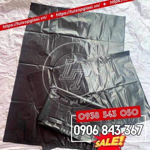 Túi rác công nghiệp màu đen