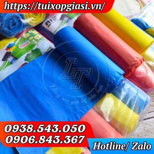 Túi rác cuộn nhiều màu
