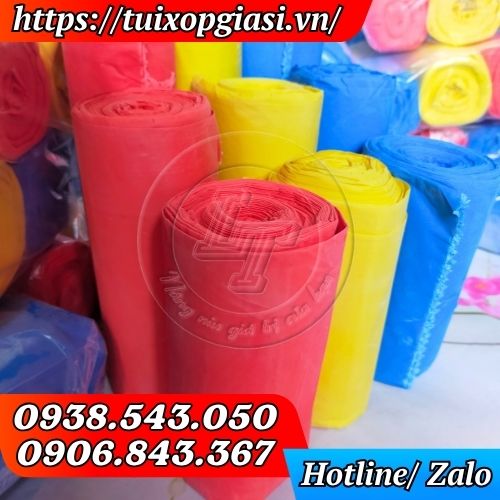 Túi rác cuộn nhiều màu