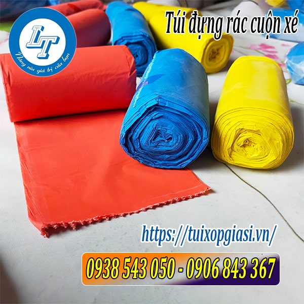 Túi rác cuộn xé không lõi Túi rác cuộn xé không lõi