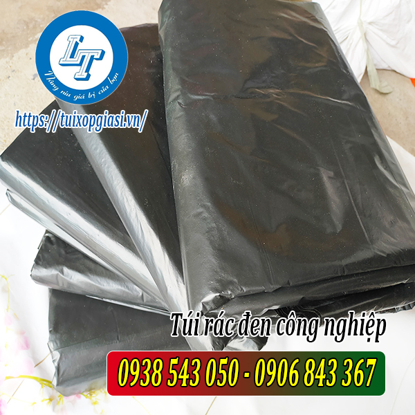 Túi rác đen công nghiệp 90x120 Túi rác đen công nghiệp 90x120