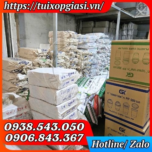 Túi rác đen công nghiệp bao 25kg
