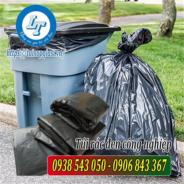 Túi rác đen công nghiệp đựng rác thải Túi rác đen công nghiệp đựng rác thải
