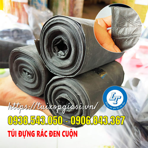 Túi rác đen cuộn