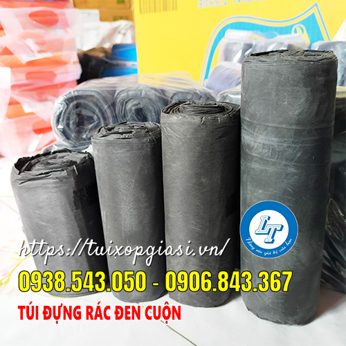 Túi rác đen cuộn đủ kích cỡ