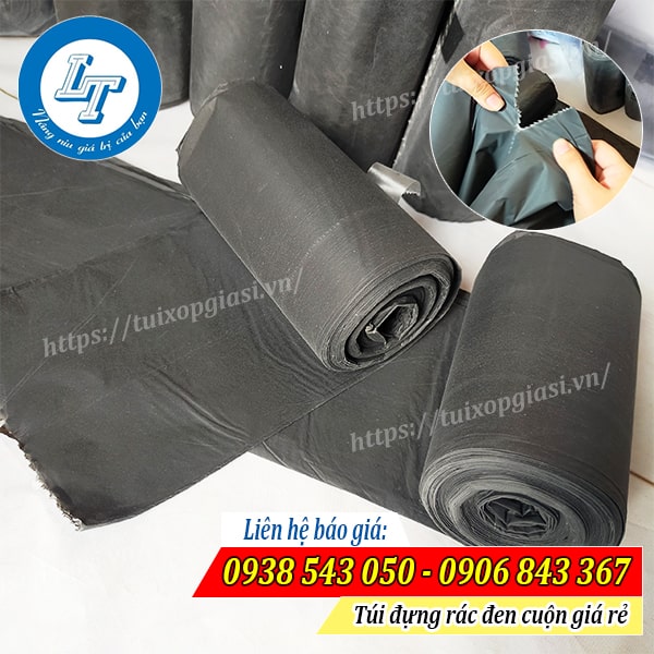 Túi đựng rác đen cuộn giá rẻ