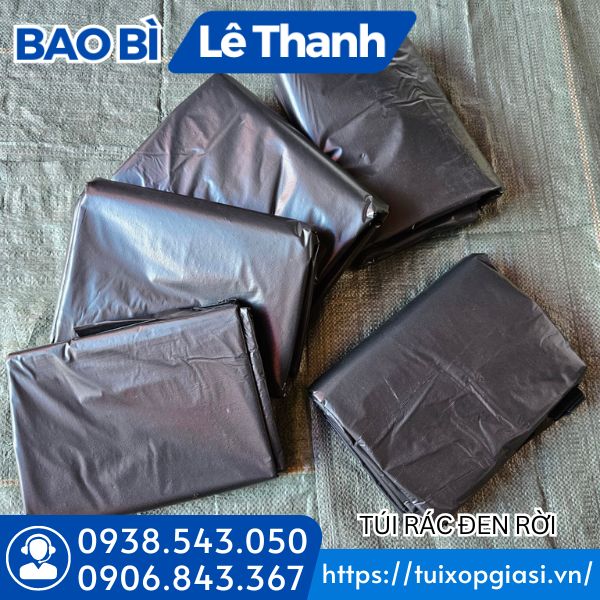 Túi rác đen rời 70x90 bao 25kg