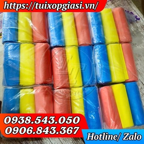 Túi rác phân loại 3 màu giá sỉ hàng có sẵn số lượng lớn