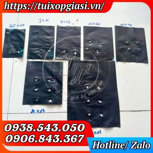 Túi ươm cây đủ kích cỡ
