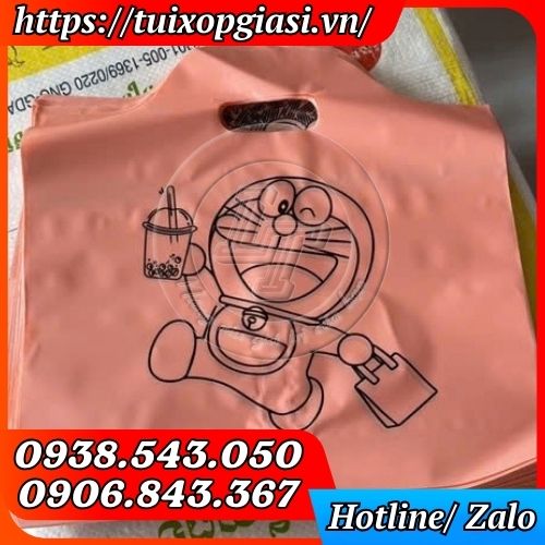 Túi vách ngăn 2 ly in hình