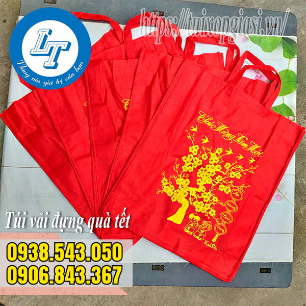 Túi vải đựng quà tết giá rẻ nhất