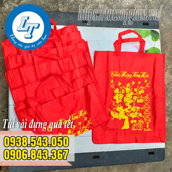 Túi vải đựng quà tết giá rẻ nhất