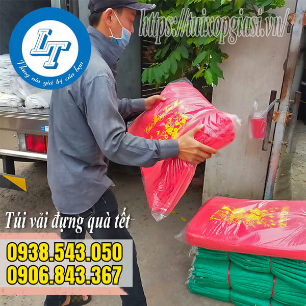 Túi vải đựng quà tết giá rẻ nhất