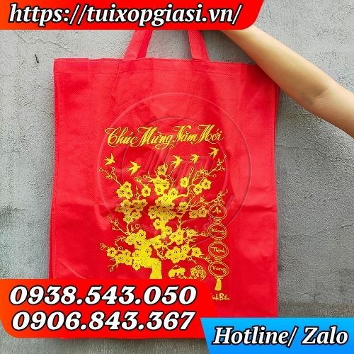 Túi vải đựng quà tết
