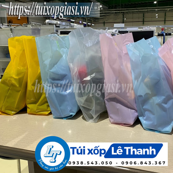 Túi xoài pe màu in hình giá sỉ