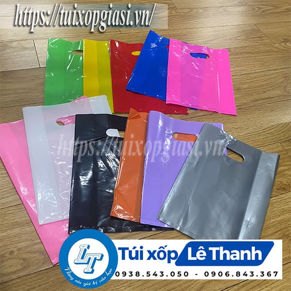 Túi xoài pe màu in hình giá sỉ