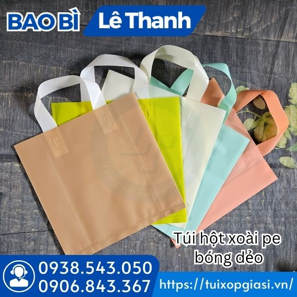 Túi xoài quai ép pe đủ màu