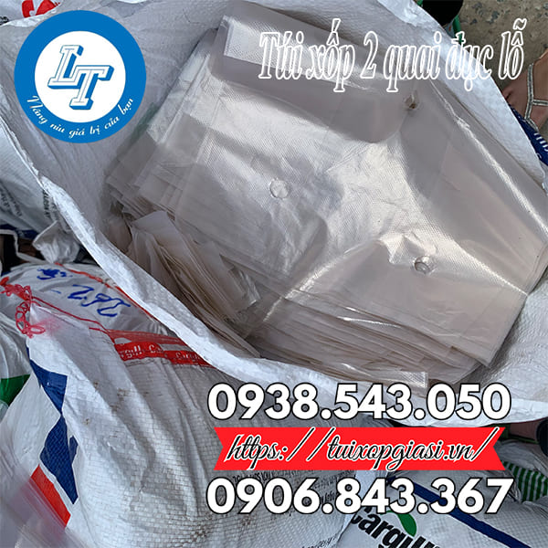Túi xốp 2 quai đục lỗ giá tốt Túi xốp 2 quai đục lỗ giá tốt